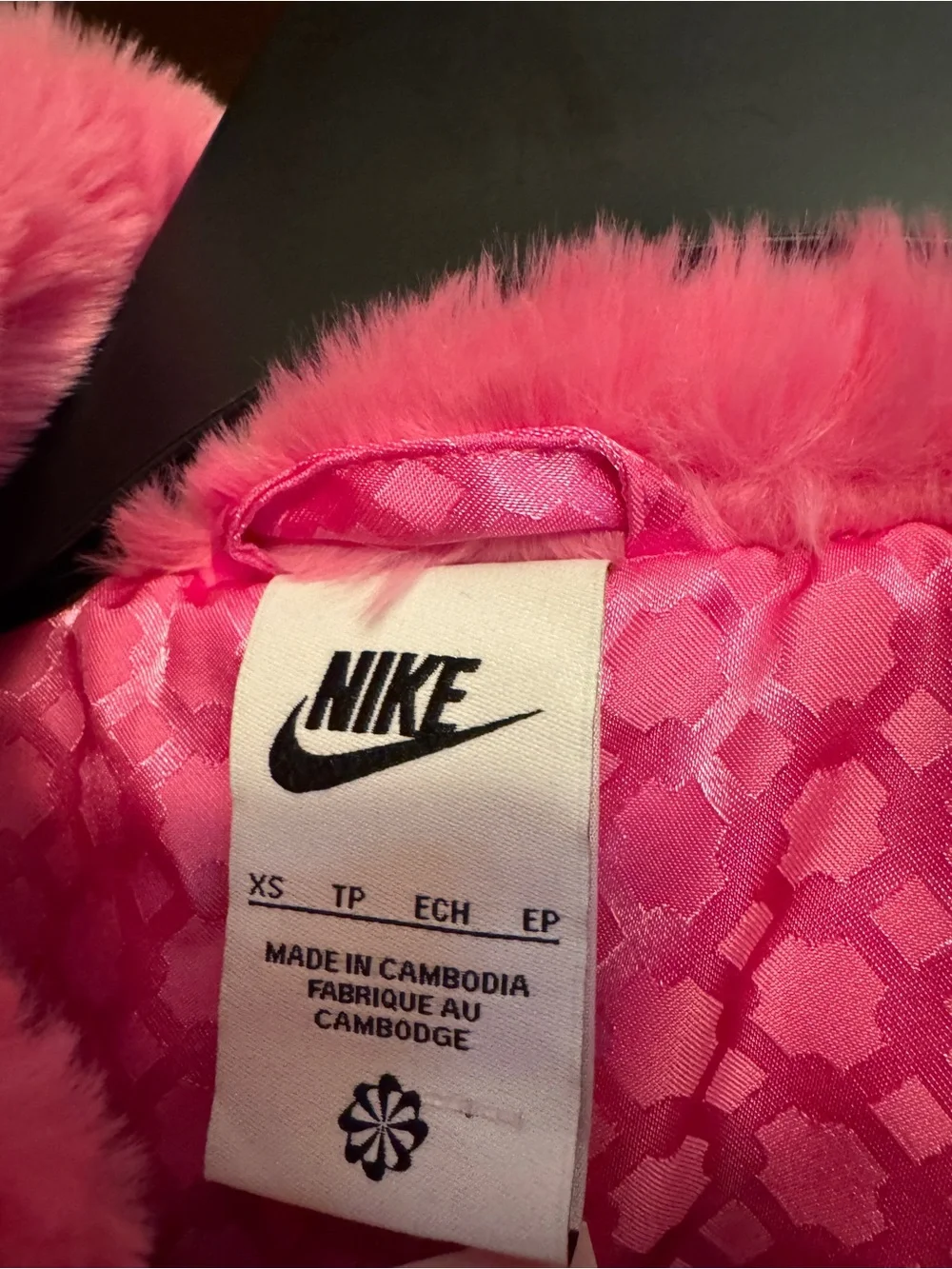 $300 Nike Naomi Osaka Full Zip Varsity Wool Jacket Pink Women’s XS HV2058-675